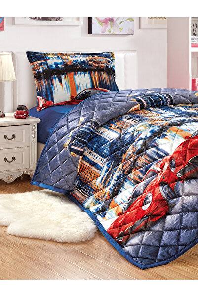 Sleep Night Kids Velvet Comforter Set 3 Pcs Single Size 150 X 200 Cm with bed sheet and pillow case