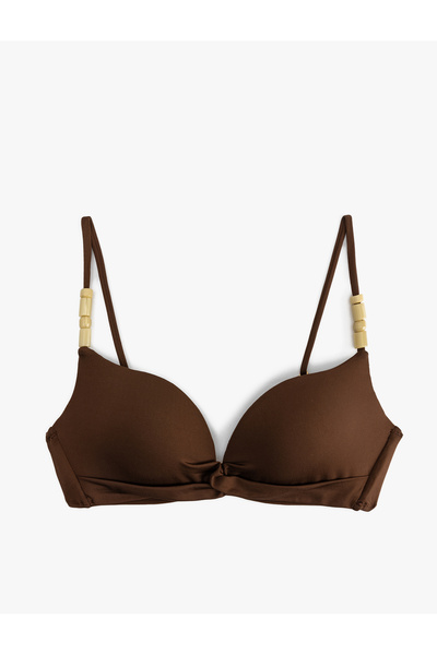 Koton Boncuk Detaylı Push-Up Bikini Üstü