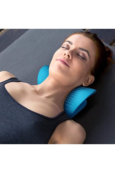 COOYA Portable Orthopedic Cervical Neck Pillow - Neck and Shoulder Relaxer for Travel, Home & Office