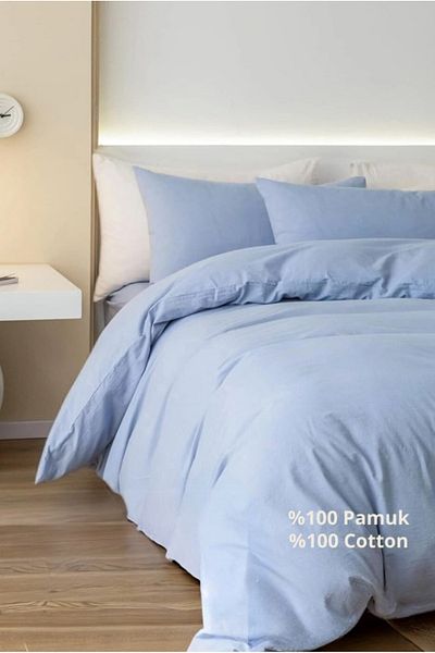 VESSİNOHOME Set cuvertură de pilota din bumbac |   200x220cm Runforce cu 50x70 perne de blocare (2 unități)