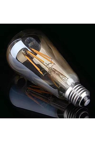 Generic مصباح LED ريترو موفر للطاقة، 4 قطع، أبيض، 45×35×45 سم