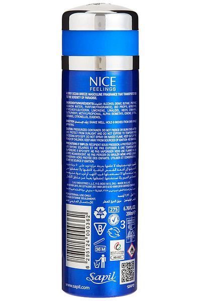 sapil Nice Feeling for Men 200ml Deo