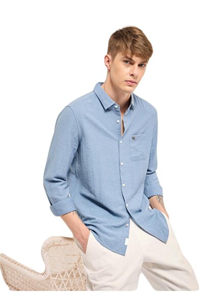 The Bear House قميص رجالي ناعم، قابل للتهوية ومريح، مثالي للارتداء اليومي وغي...