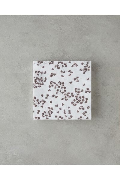 English Home Χάρτινες χαρτοπετσέτες Pointra 20 τμχ 33x33 cm Λευκό-Καφέ