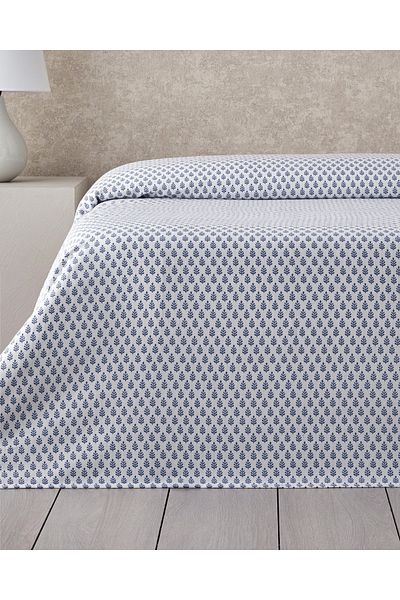English Home Pure Leaves Ecosoft Double Pike 200x220 cm Kék
