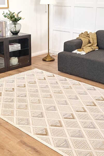 Kaşmir Halı 7/24 Luna Zodiac Salon Mutfak Halısı Yolluk