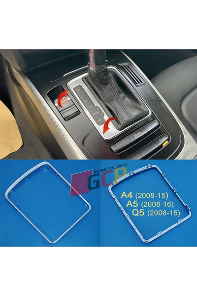 GCP German Car Parts A4 B8 Gear Shift Panel Frame for - Audi Q5 Gear Shift Chrome Frame