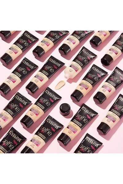Eveline Cosmetics Eveline Cosmetics Selfie Time Foundation & Concealer - 02 Ivory, 30 Ml