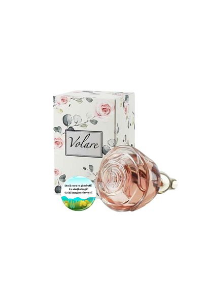 Oriflame Complete set for Her, Volare women's perfume, accompanied by Dactylion badge with motivational message