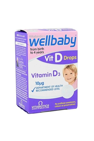Vitabiotics قطرات فيتامين د من ويل بيبي، 30 مل