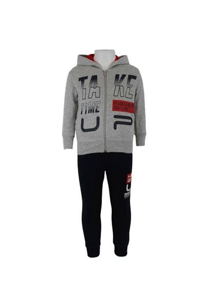 Be Board Boys' Tracksuit Be Board, model 14T7176, Grey/Dark Blue, 104 CM, 4 years