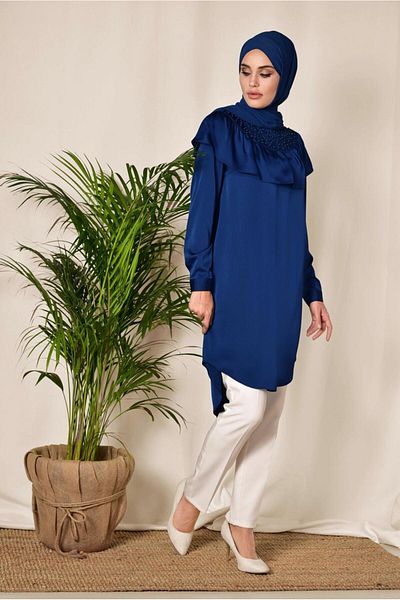 Alvina Bead Detailed Tunic 4201