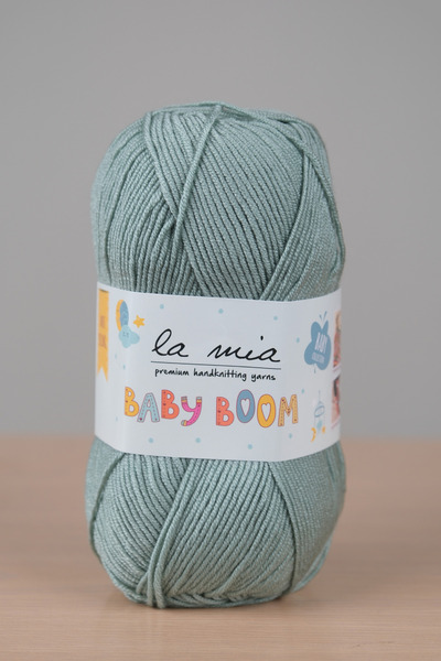 Lamia خيط بيبي بوم الفاخر المضاد للوبر 250 م/100 جرام أخضر-493