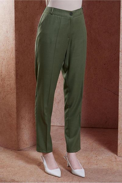 Alvina High Waist Trousers - 70746 Model