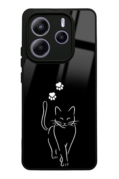 Spoyi Xiaomi Redmi Note 14 4G Paticik Tasarımlı Glossy Telefon Kılıfı