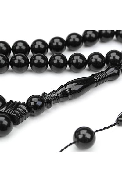 Skygo Oltu Stone Sphere Cut Nakkaş Carved İmame Rosary