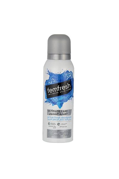 Femfresh Active Fresh Deodorant For Intimate Skin, 125ml
