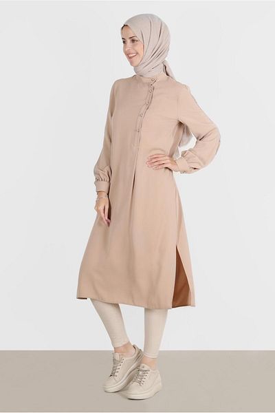 Alvina Tunic 42874 - Button Detailed