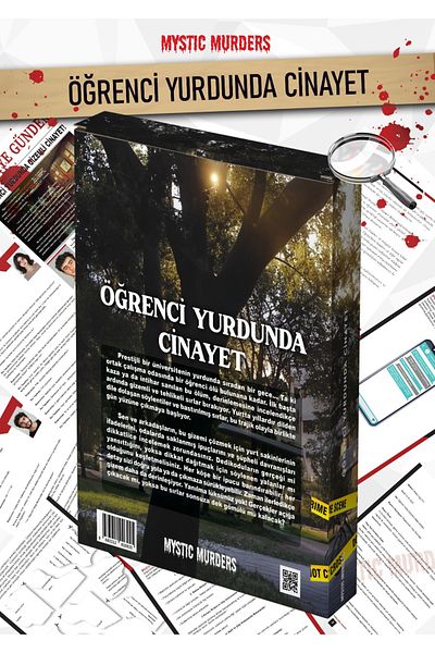 Planet Butik Detective Murder Solving Game - Murder in the Student Dormitory