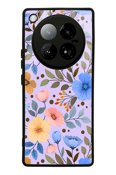 Spoyi Infinix Zero 40 4g Glossy Phone Case with Flowers Garden Design