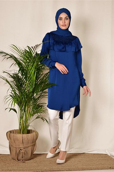 Alvina Bead Detailed Tunic 4201