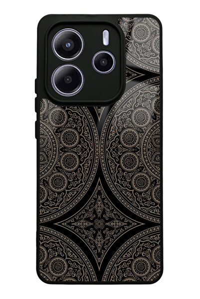 Spoyi حافظة هاتف لامعة بتصميم عثماني لهاتف Xiaomi Redmi Note 14 5G