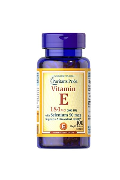 Puritans Pride فيتامينات هـ - 400 سيلينيوم 100