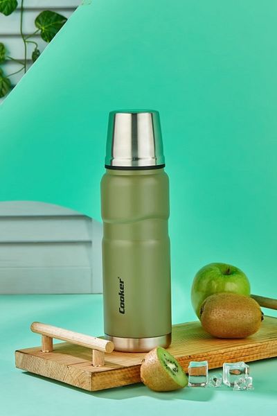 Elista 2052 500 ml Double Wall Leakproof Stainless Steel Thermos – 12 Hours Warm, 24 Hours Cold Preservation
