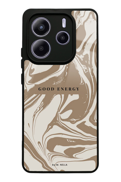 Spoyi حافظة هاتف لامعة لهاتف Xiaomi Redmi Note 14 4G بتصميم طاقة جيدة