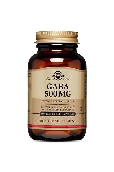 Solgar Gaba, 500 Mg - 50 Capsules