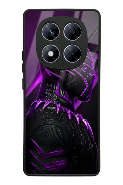 Spoyi حافظة هاتف لامعة بتصميم النمر الأسود لهاتف Xiaomi Redmi Note 14 Pro 4G
