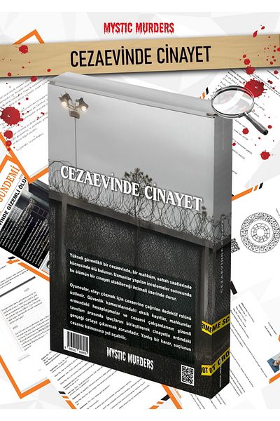 Planet Butik Detective Murder Solving Game - Murder in the Penal Institution