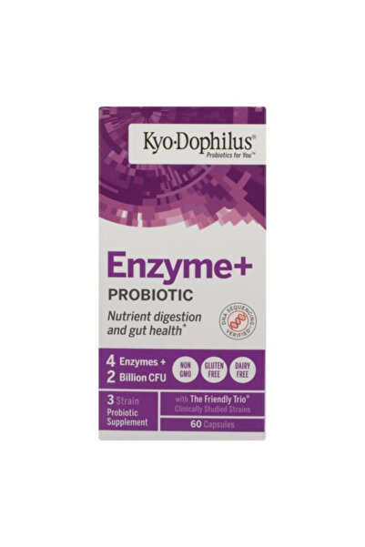 Kyolic واكونجا أوف أمريكا واكوناجا/ - كيو دوفيلوس مع إنزيمات (بروبيوتيك ثابت الحرارة) 60 كبسولة