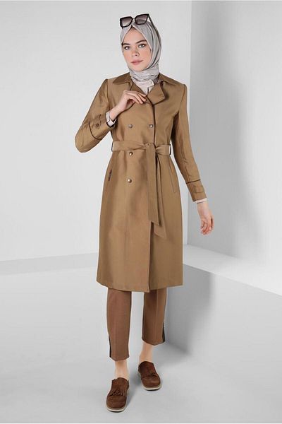 Alvina BELTED TRENCH COAT 10800