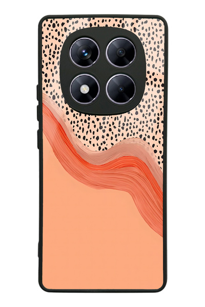 Spoyi Xiaomi Redmi Note 14 Pro 5g Glossy Phone Case with Nude Speckle Design