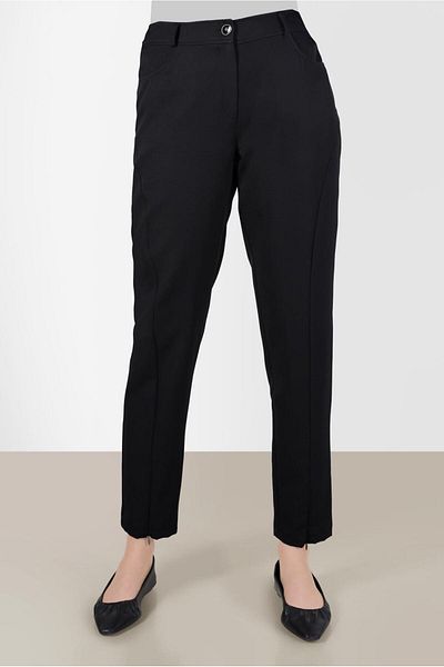 Alvina 70383 Model Zipper Detailed Pants
