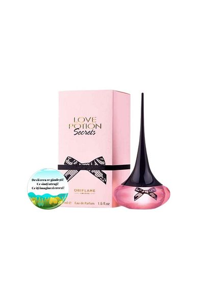 Oriflame SET Parfum Love Potion Secrets + Insigna