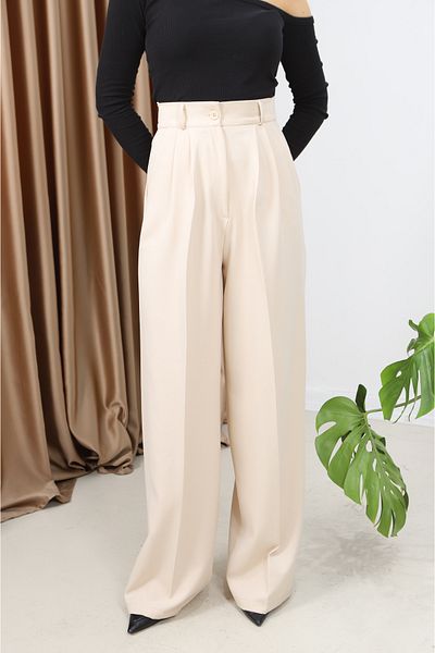CLB COLLECTION Γυναικείο Palazzo Pantalon