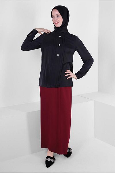Alvina ELASTIC BELI STRAIGHT CUT SKIRT 60401