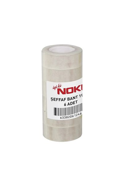 Noki 120 Pcs Crystal Office Tape 19mm X 33 Meters Money Tape