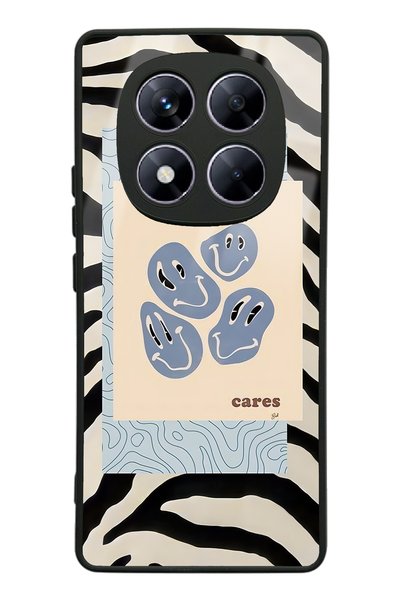 Spoyi Xiaomi Redmi Note 14 Pro 4g Zebra Emoji Design Glossy Phone Case