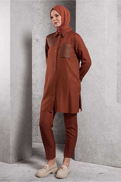 Alvina Shirt Collar Tunic 45102