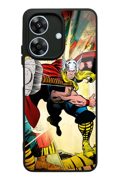 Spoyi حافظة هاتف لامعة بتصميم Thor لهاتف اوبو ريلمي نوت 60