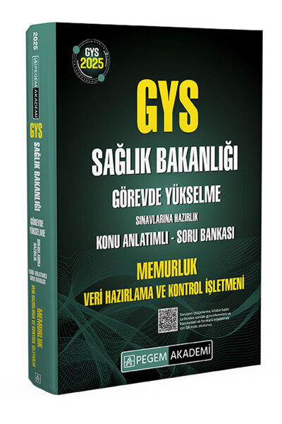 Pegem Akademi Yayıncılık 2025 Gys Sağlık Bakanlığı Konu Anlatımlı Soru Bankas...