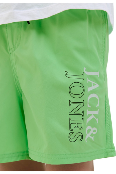 Jack & Jones Short JACK &JONES Maui Swim Double Logo JNR - 12273841-Summer Green