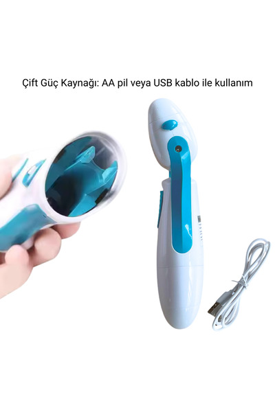 YMB Elektronik Topuk Törpüsü - Kablosuz Pilli Topuk Törpüsü Callous Remover