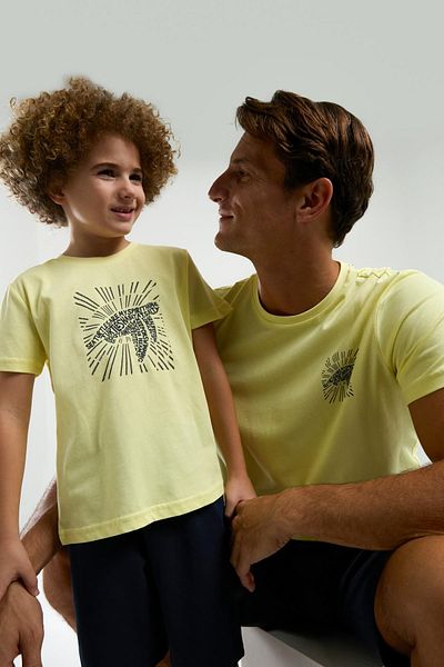 Arnetta Father Son Shorts Suit, Father and Child Pajamas Priced Separately