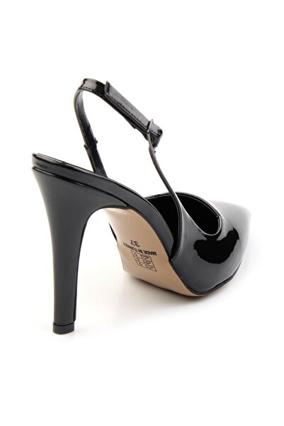 Bambi Siyah Kadın Klasik Topuklu Ayakkabı K01231437808