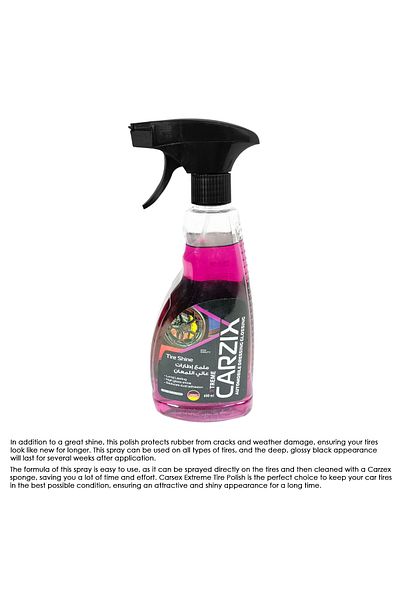 CARZIX 600ml Tire Polish – High Gloss Tire and Plastic Shine for Cars
