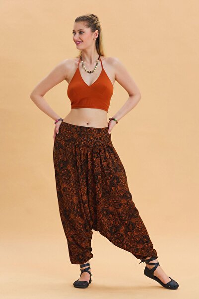 Los banditos Gipe Detailed Women's Shalwar with Elastic Pockets